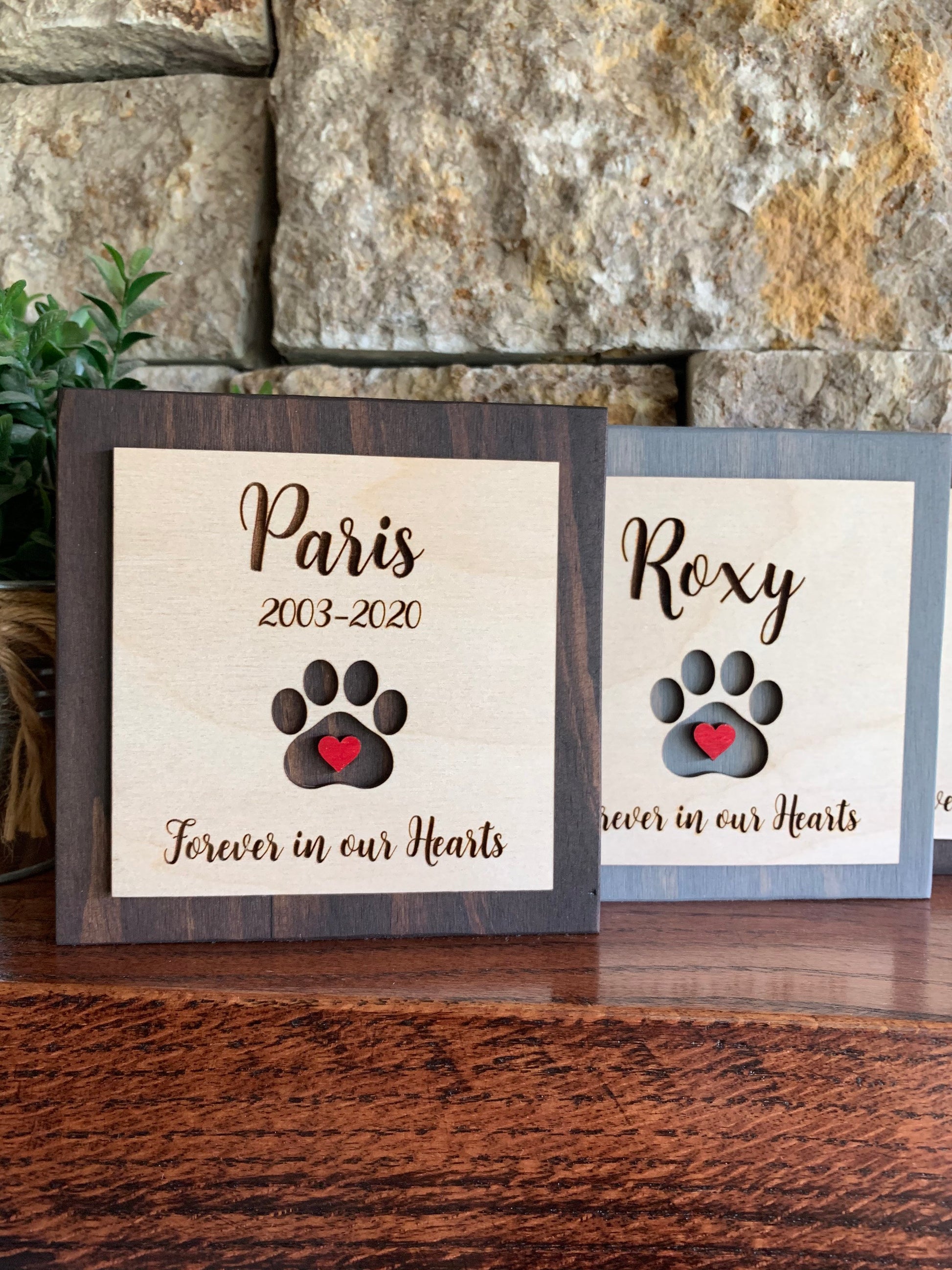 Custom Engraved Pet Memorial Sign