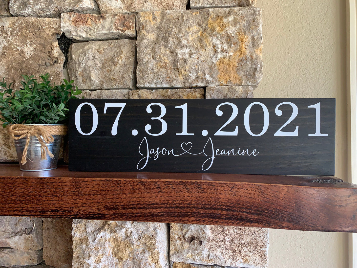 Save the Date Sign, Wedding Announcement Sign, Engagement Photo Prop, Rustic Wedding Decor