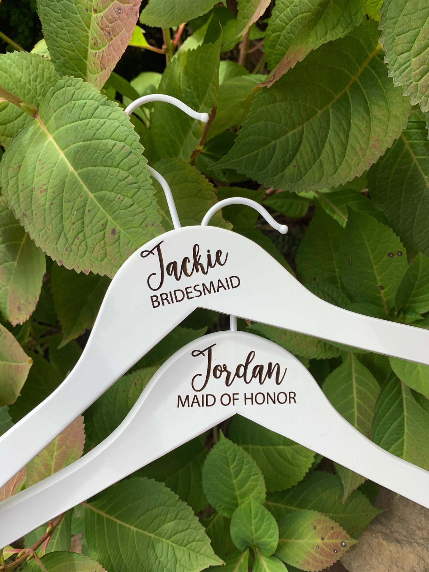 Custom Engraved Wedding Hangers, Bridal Party Hangers