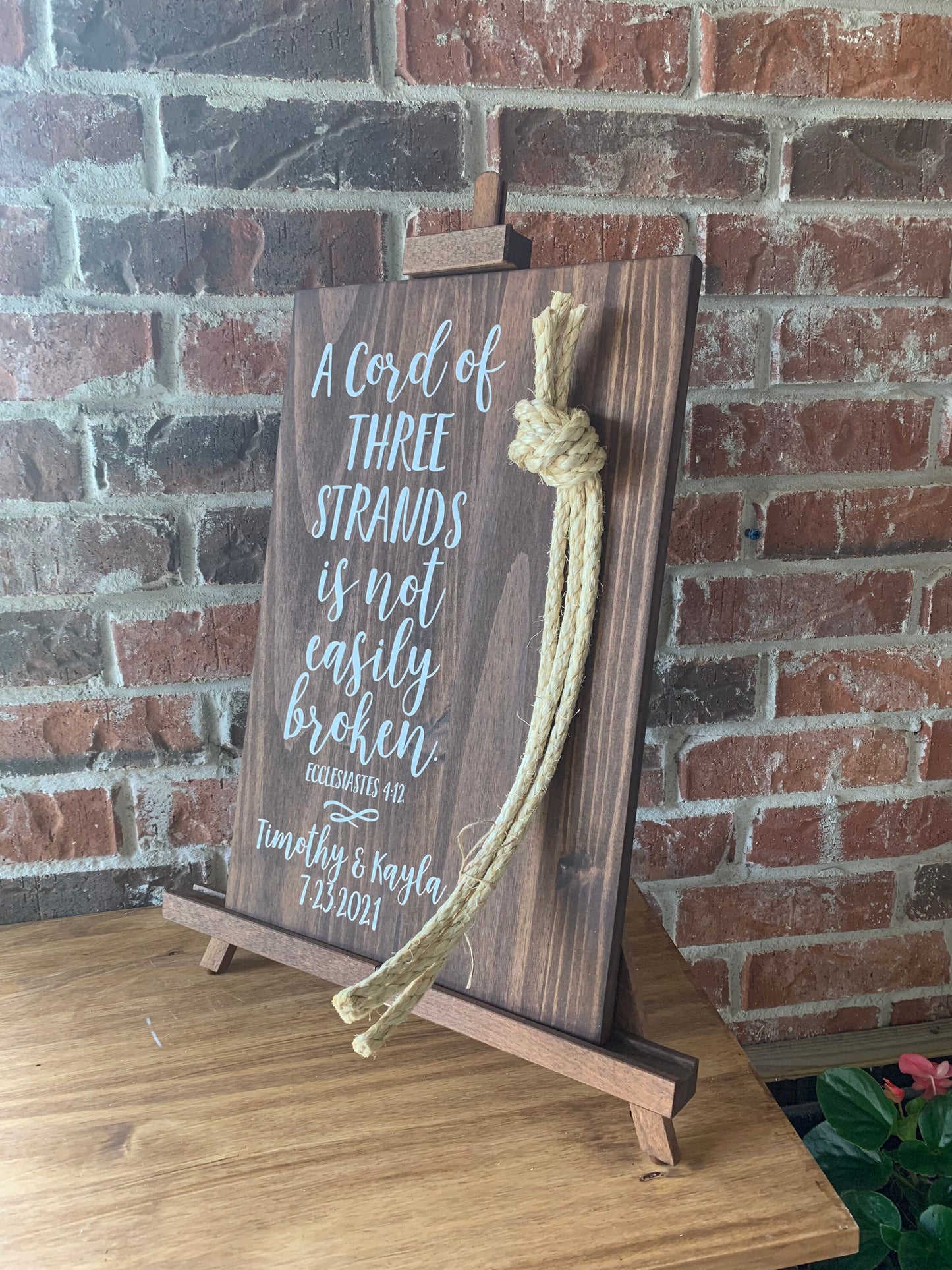 Wood Tabletop Easel, Wedding Sign Stand, Art Easel