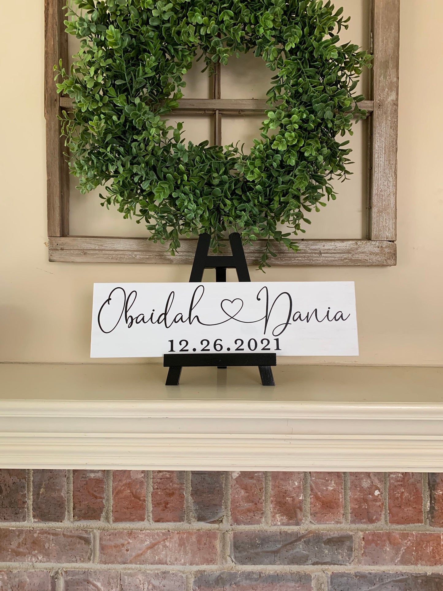 Save the Date Sign, Wedding Announcement Sign, Engagement Photo Prop, Rustic Wedding Decor