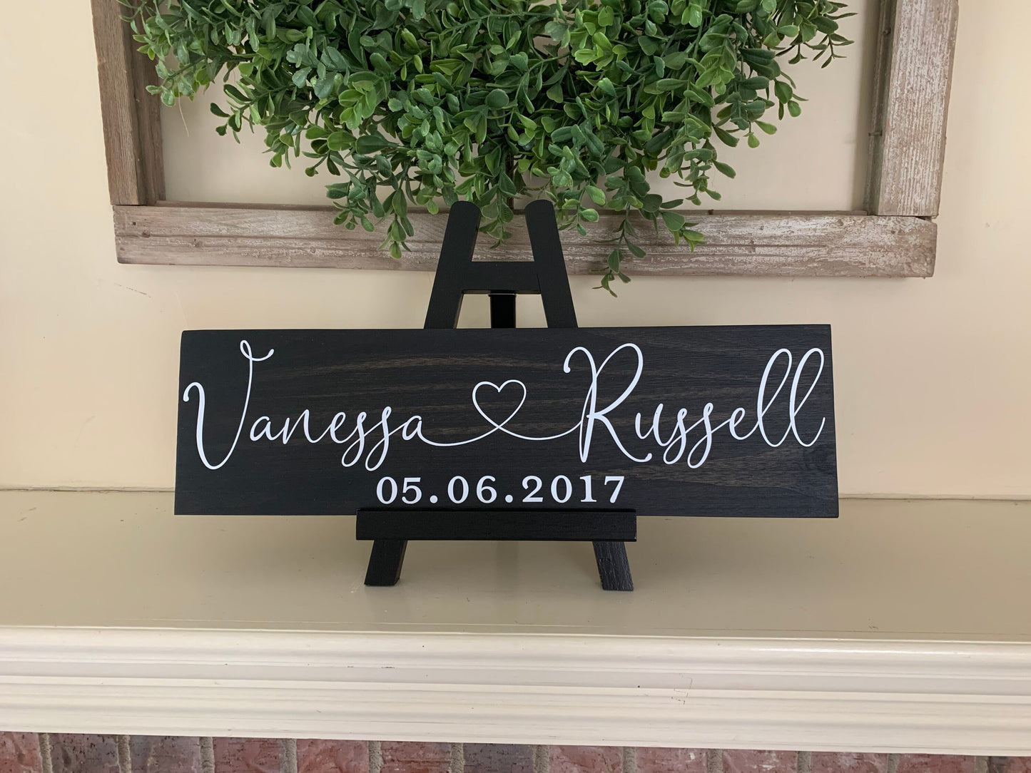 Save the Date Sign, Wedding Announcement Sign, Engagement Photo Prop, Rustic Wedding Decor