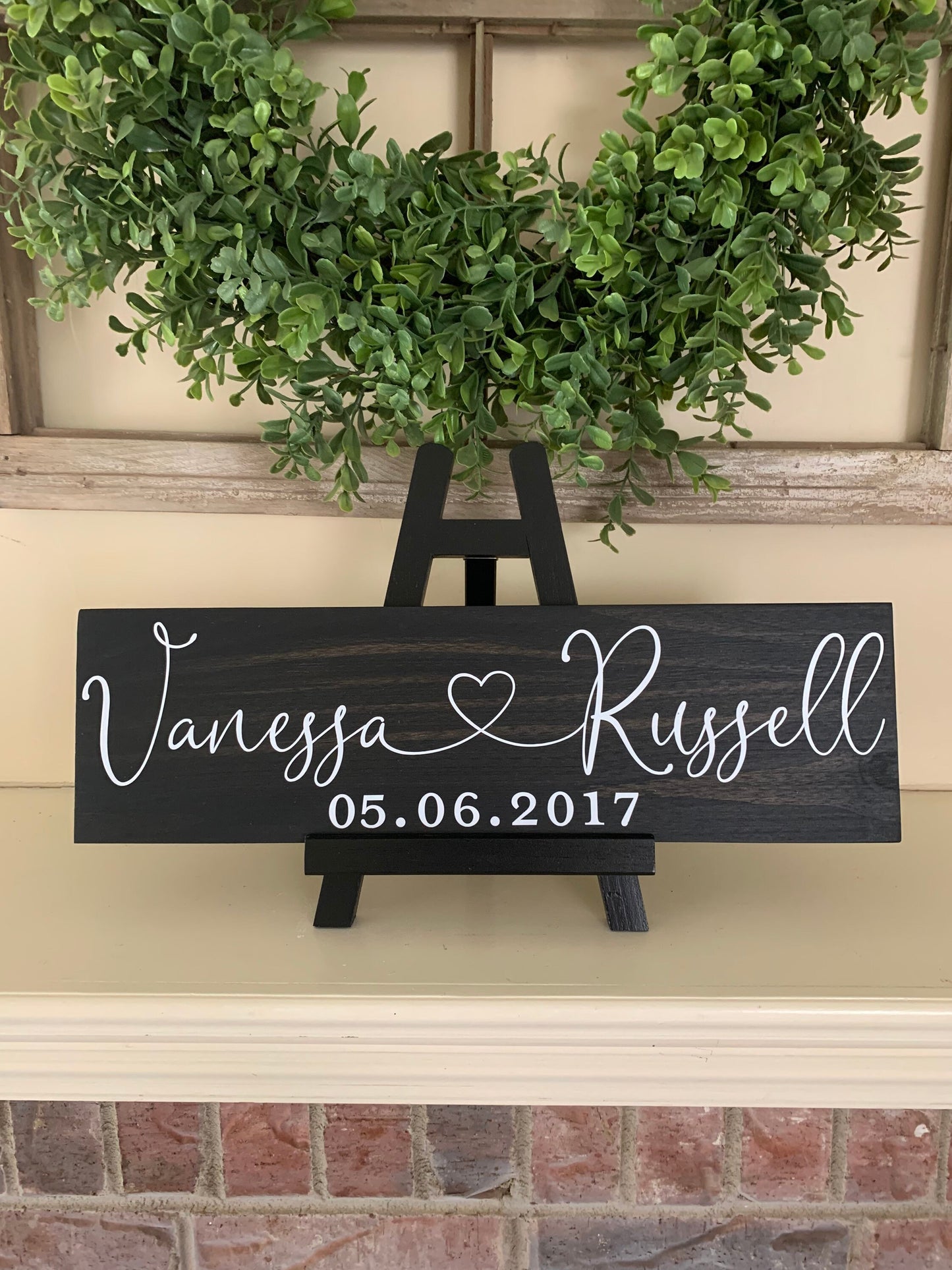 Save the Date Sign, Wedding Announcement Sign, Engagement Photo Prop, Rustic Wedding Decor