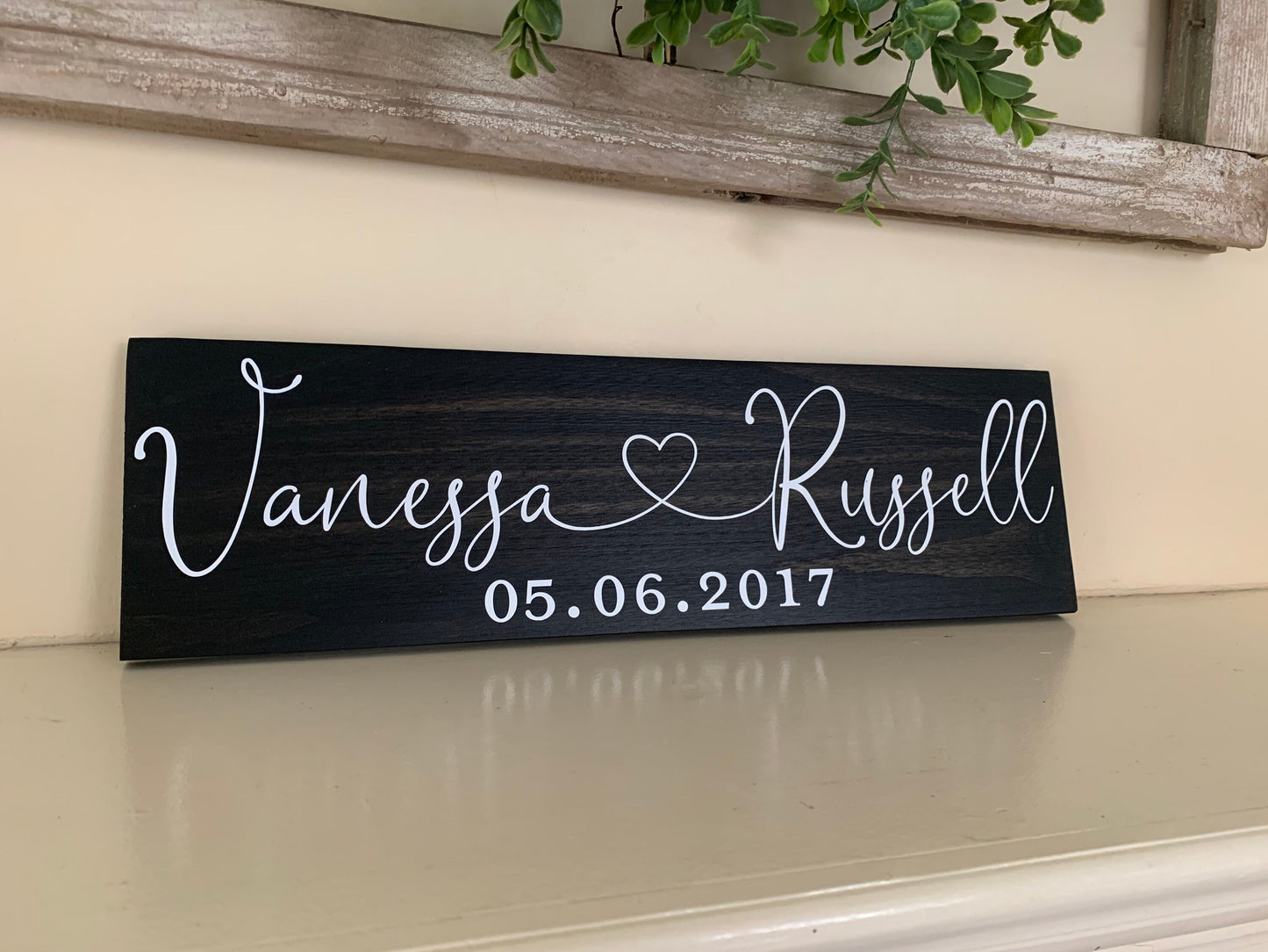 Save the Date Sign, Wedding Announcement Sign, Engagement Photo Prop, Rustic Wedding Decor