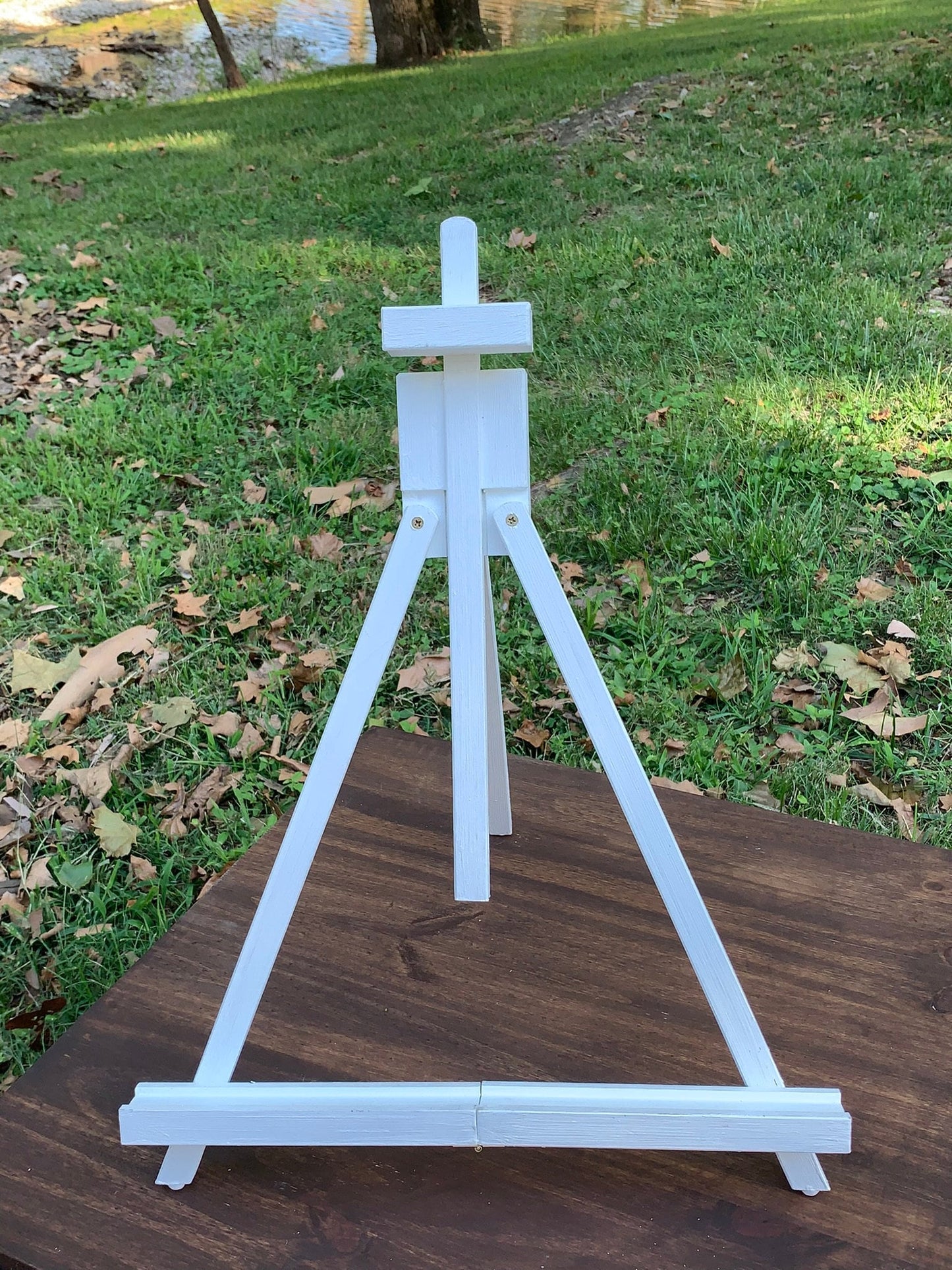 Premium Wood Tabletop Easel, Wedding Sign Stand, Art Easel