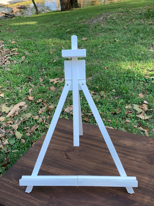 Premium Wood Tabletop Easel, Wedding Sign Stand, Art Easel