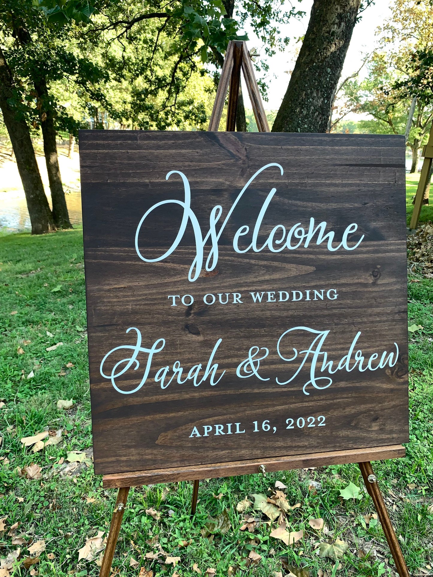 Welcome to our Wedding Sign, Wedding Entrance Sign