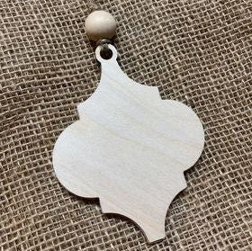 Baby's First Christmas Ornament  |  Engraved Ceramic Ornament