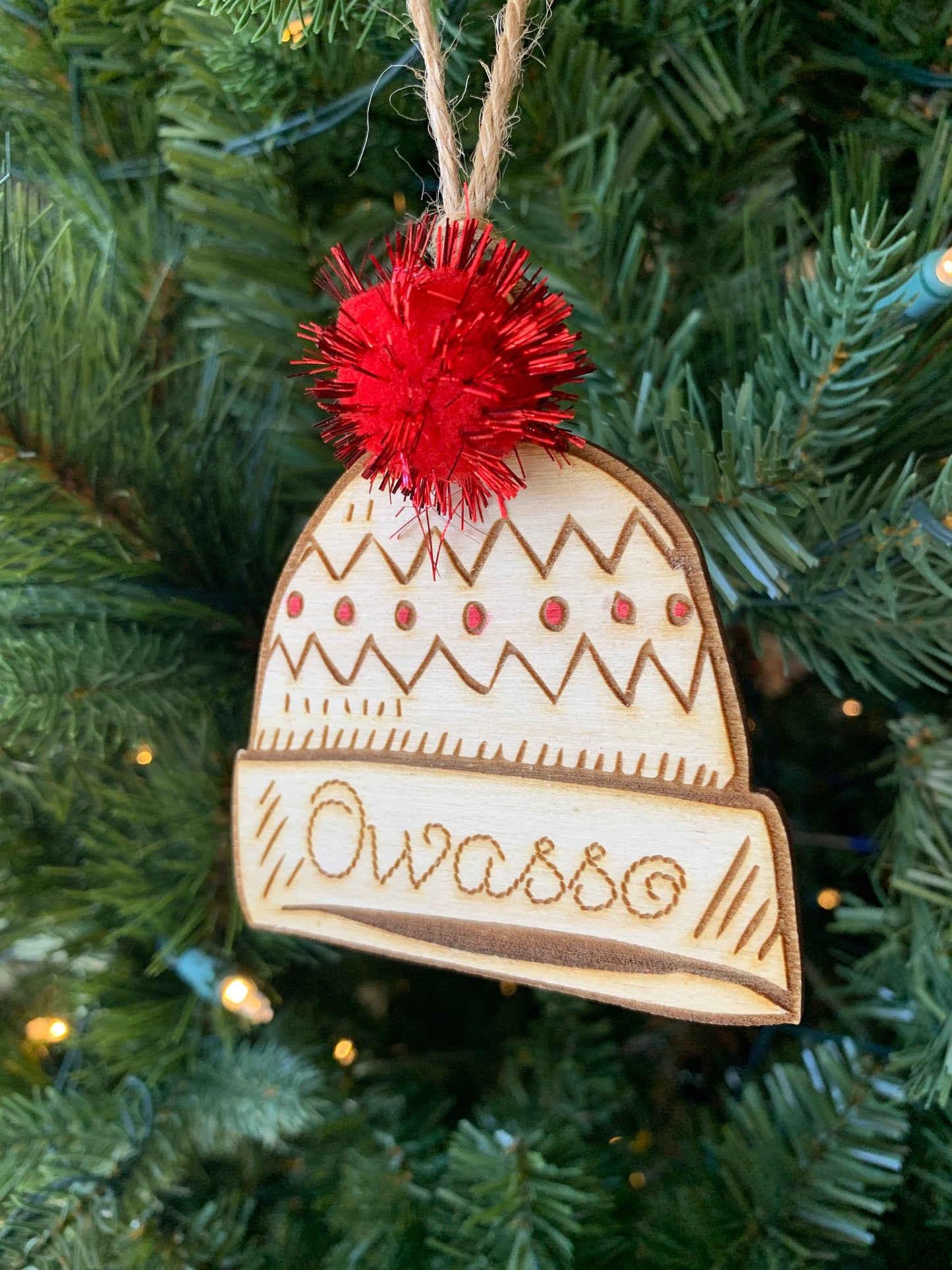 Personalized Beanie Ornament