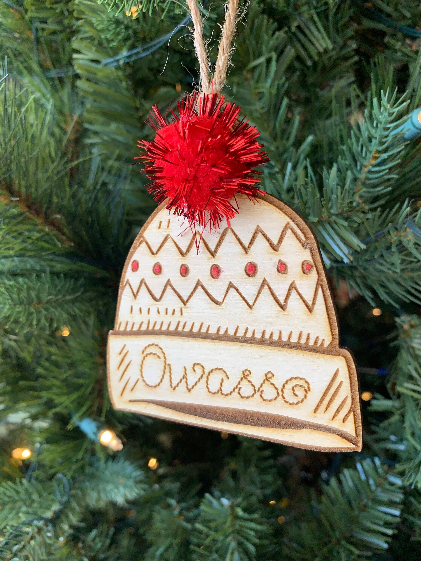 Personalized Beanie Ornament