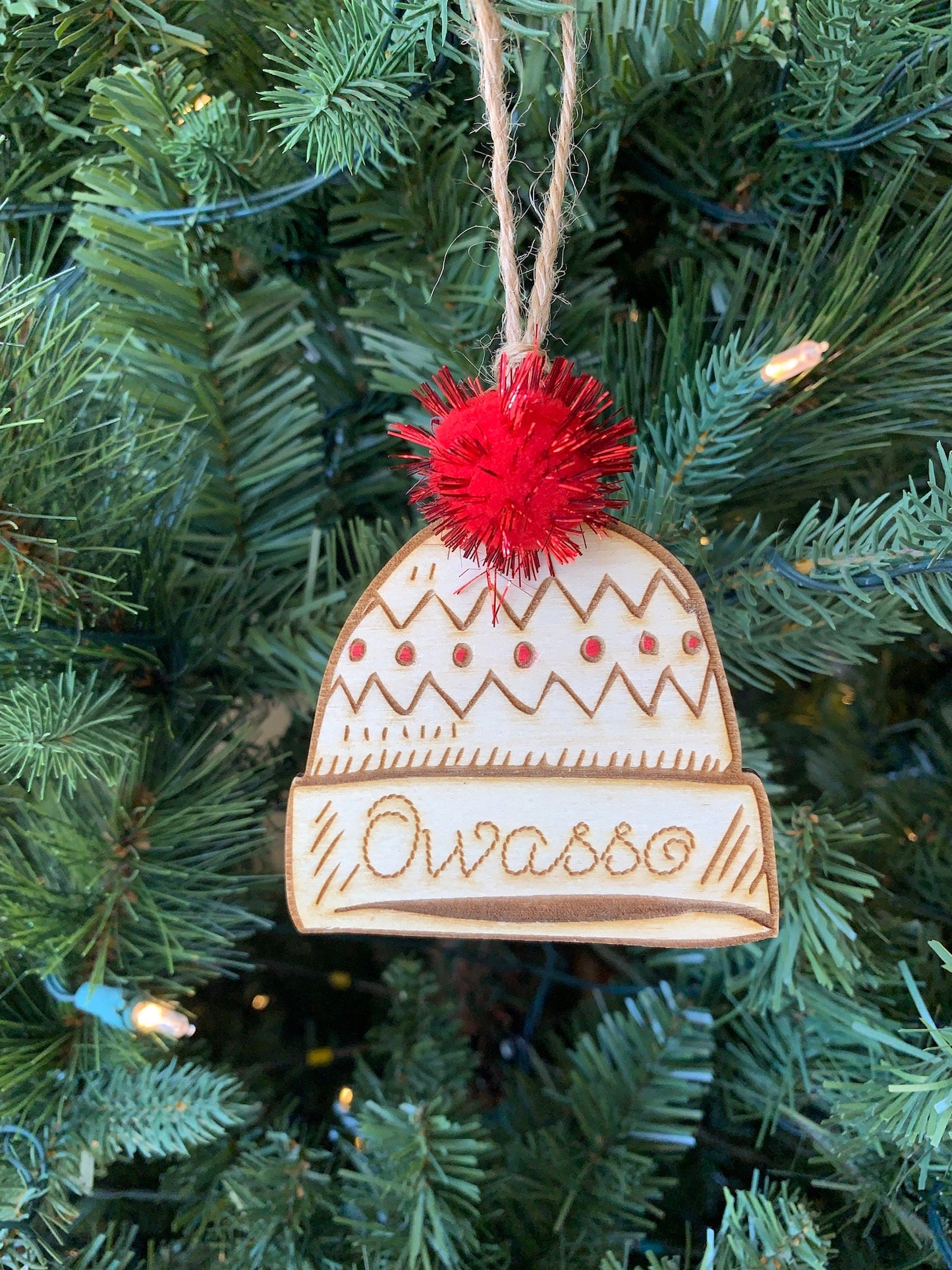 Personalized Beanie Ornament