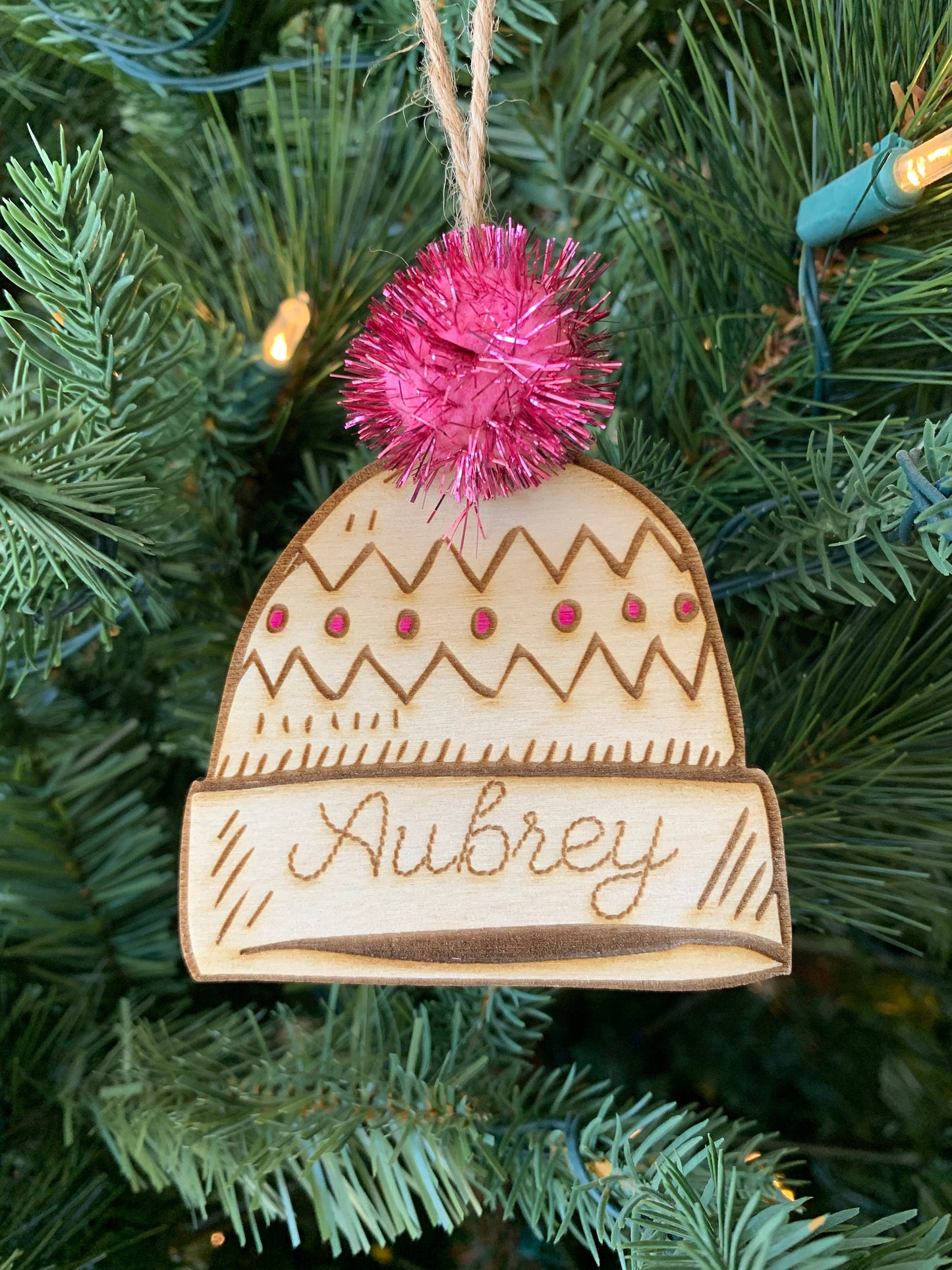 Personalized Beanie Ornament