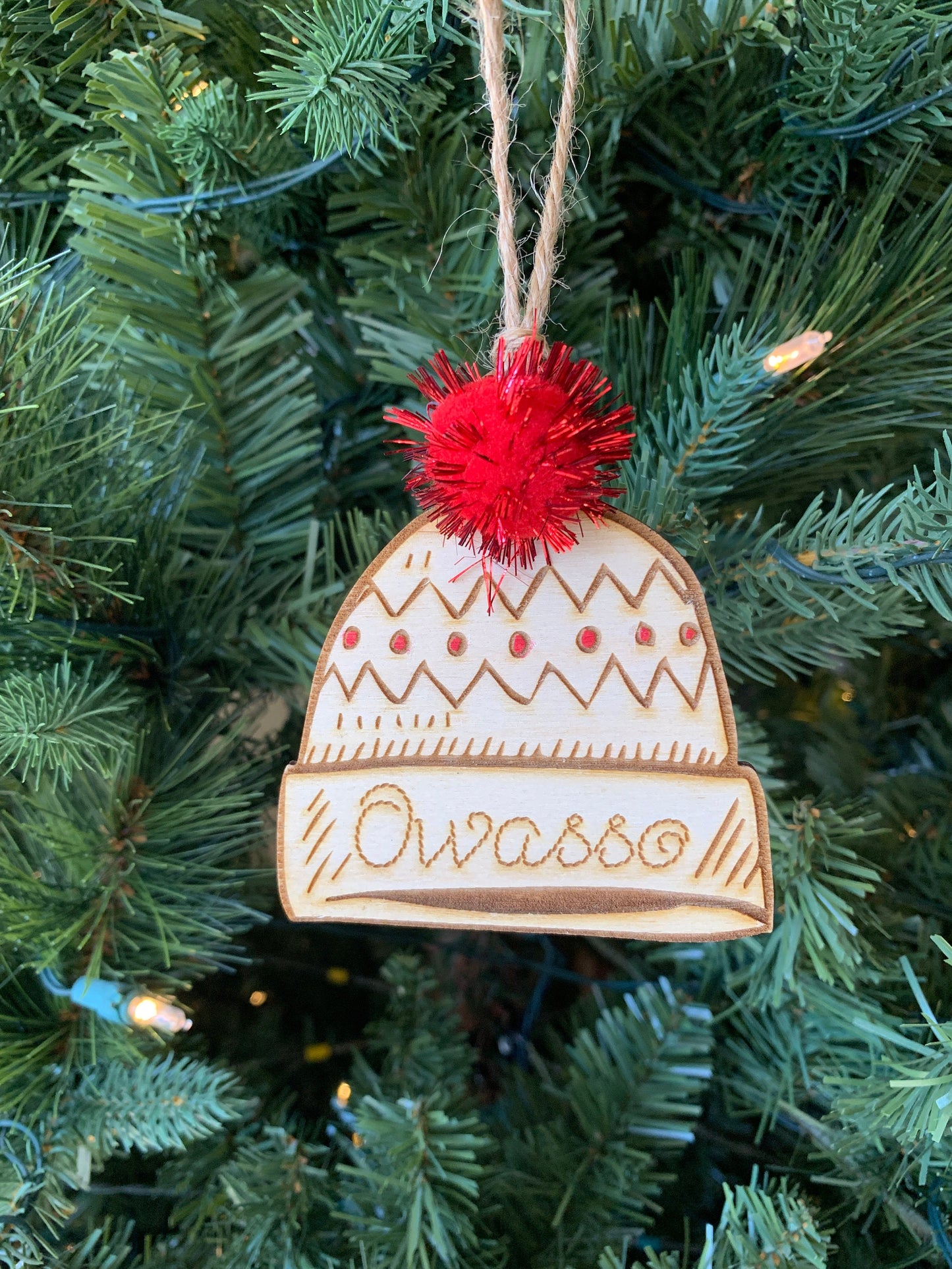 Personalized Beanie Ornament