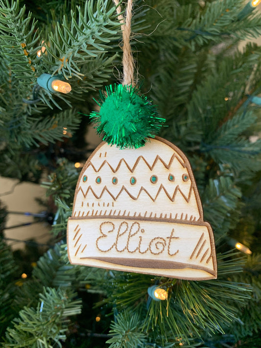 Personalized Beanie Ornament