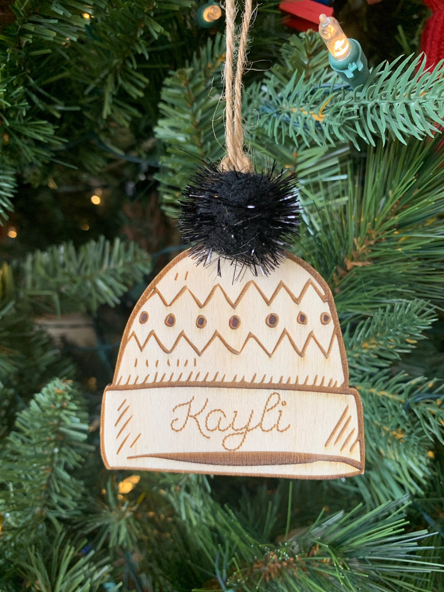 Personalized Beanie Ornament