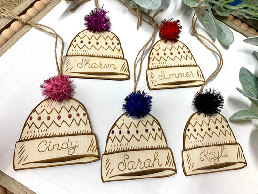 Personalized Beanie Ornament