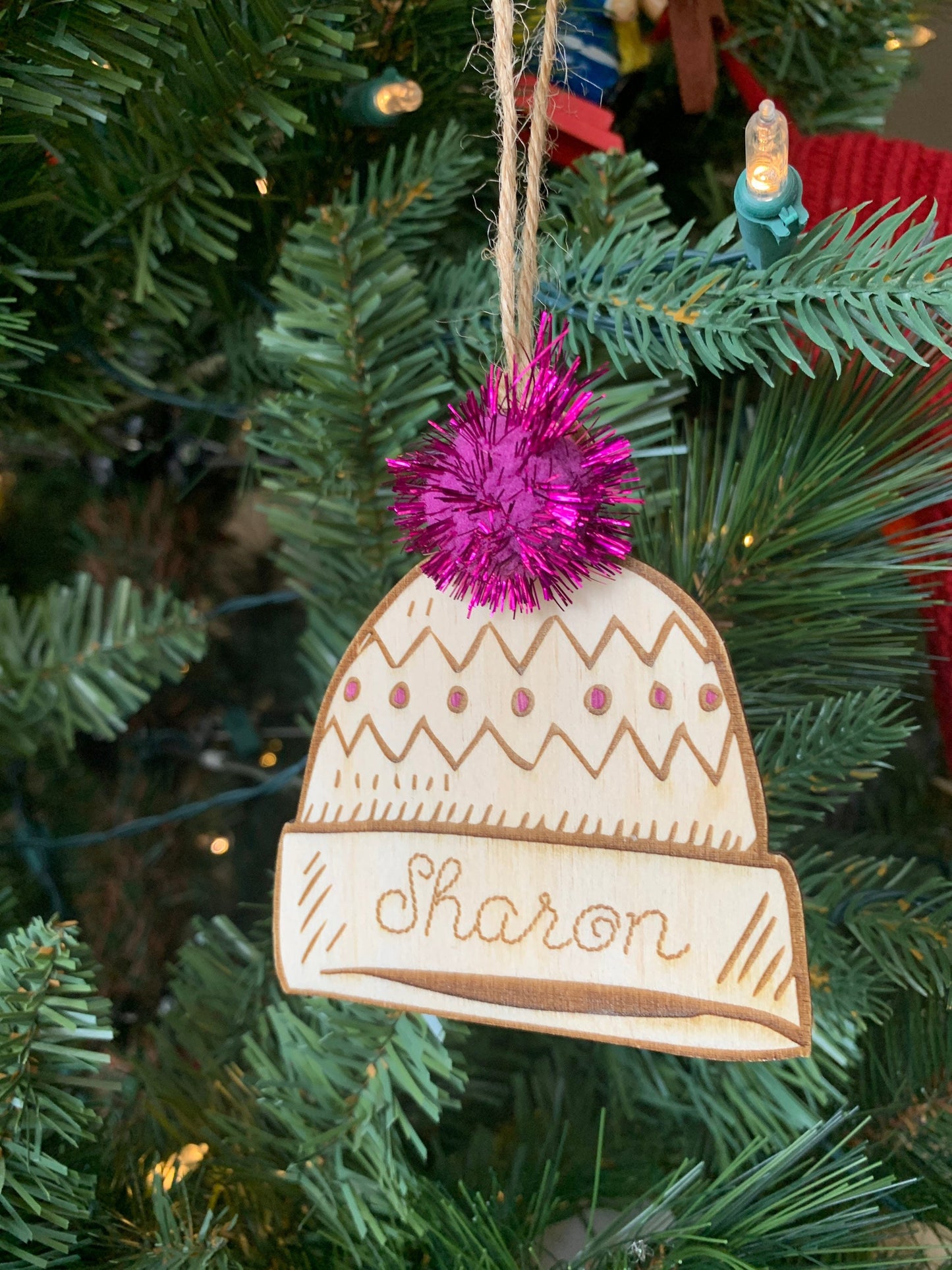 Personalized Beanie Ornament