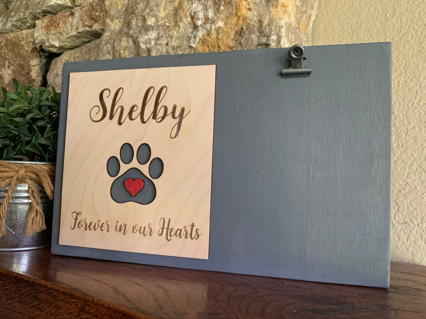 Custom Engraved Pet Memorial Sign