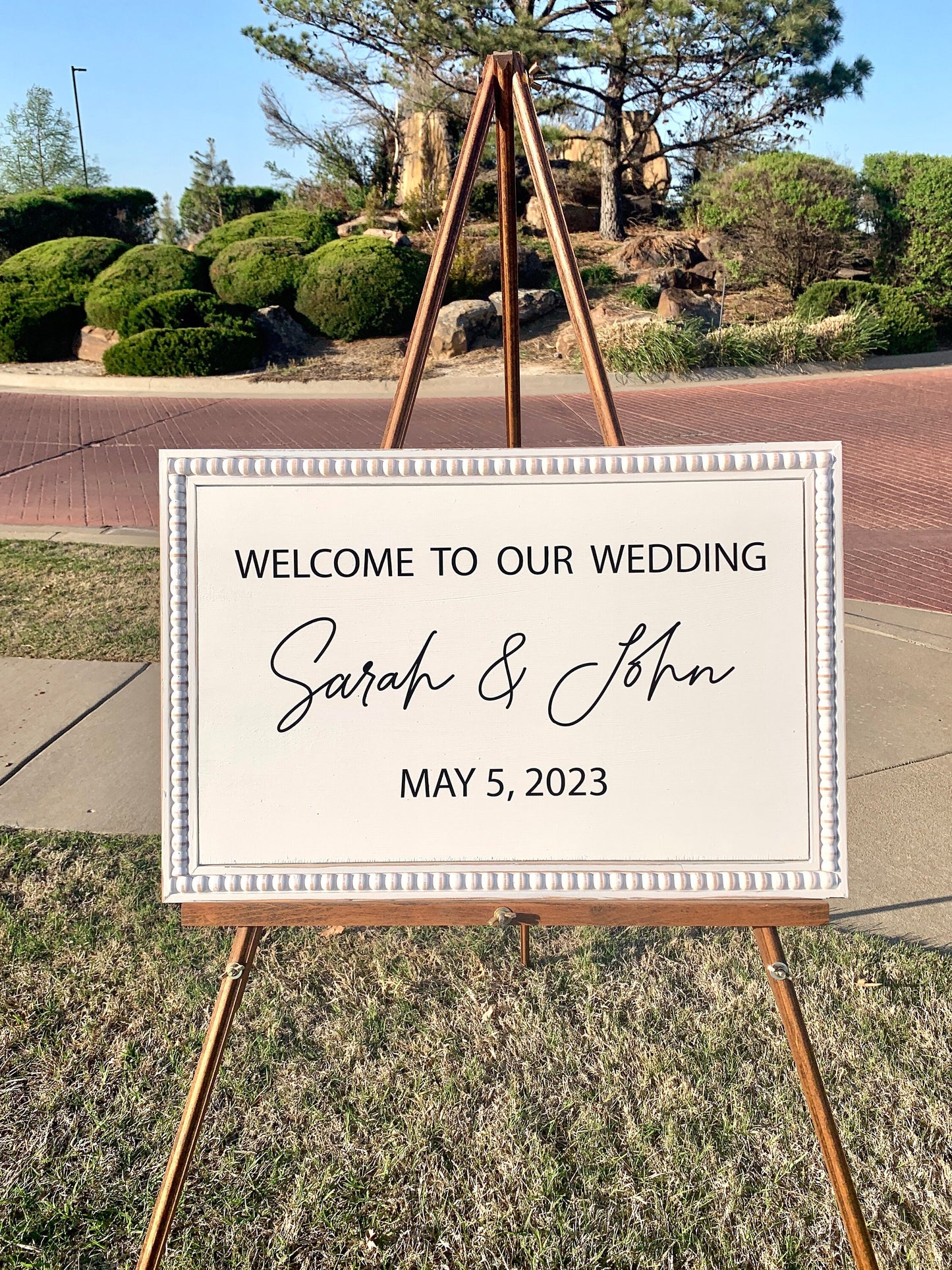 Welcome to our Wedding Sign, Wedding Entrance Sign