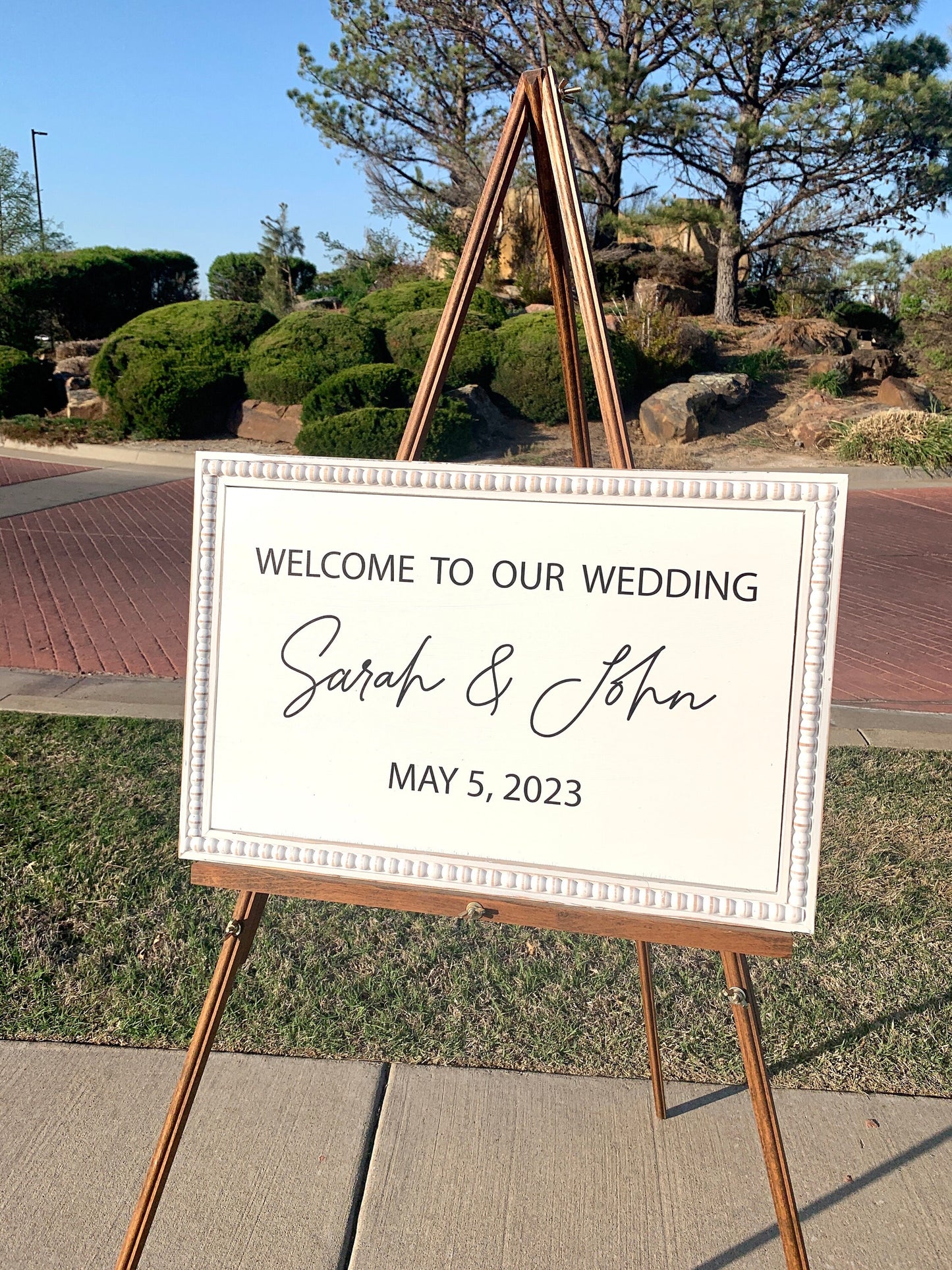 Welcome to our Wedding Sign, Wedding Entrance Sign