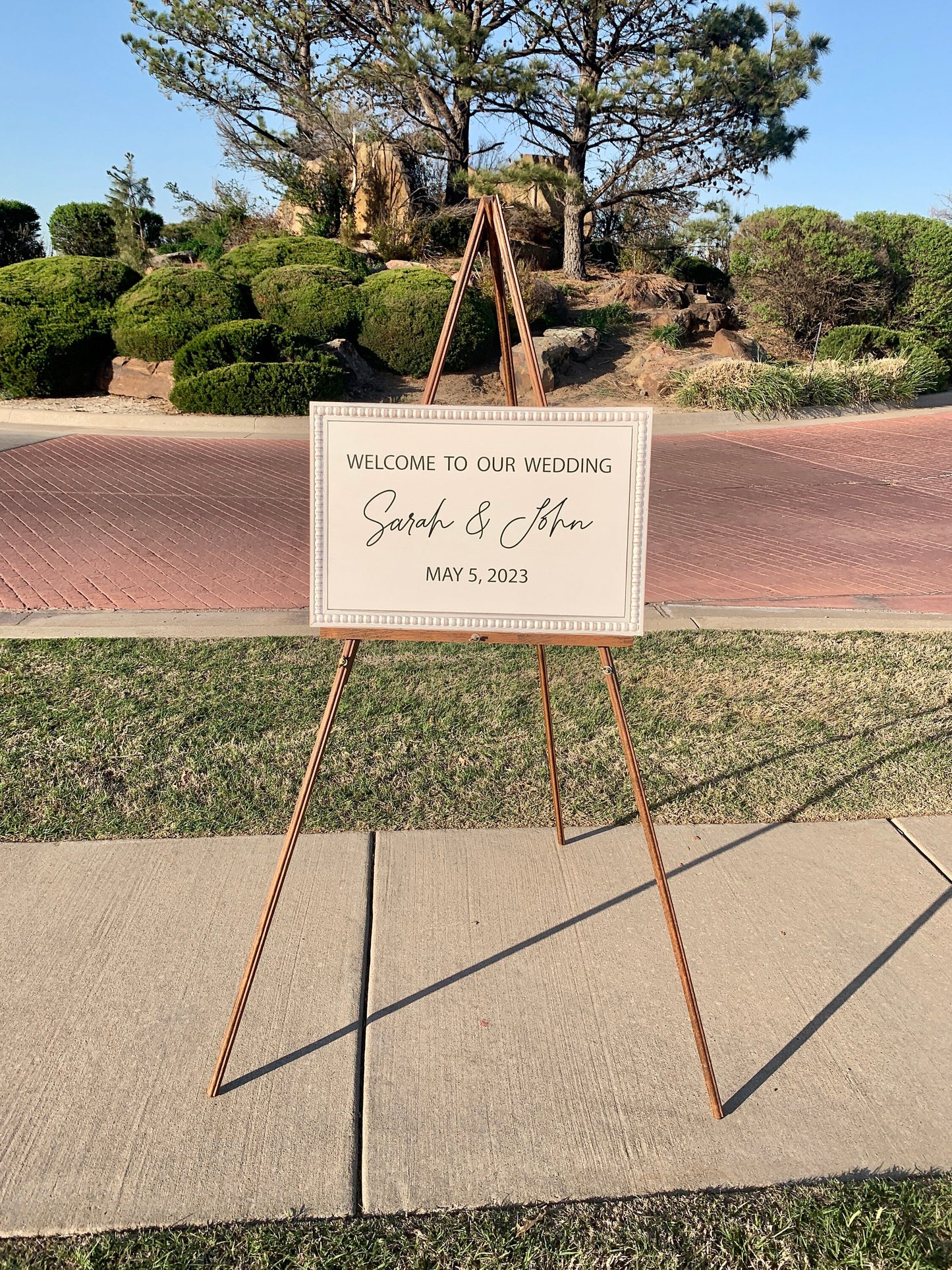 Welcome to our Wedding Sign, Wedding Entrance Sign