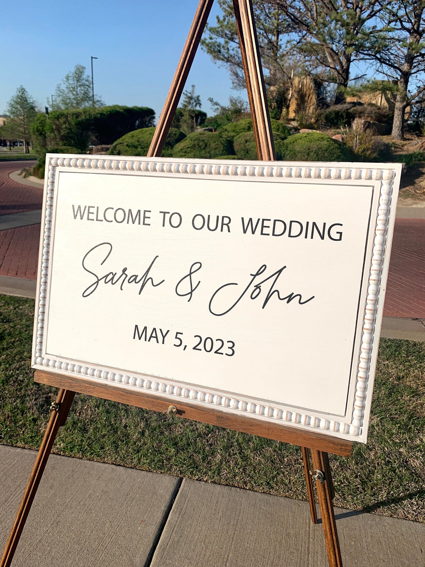 Welcome to our Wedding Sign, Wedding Entrance Sign