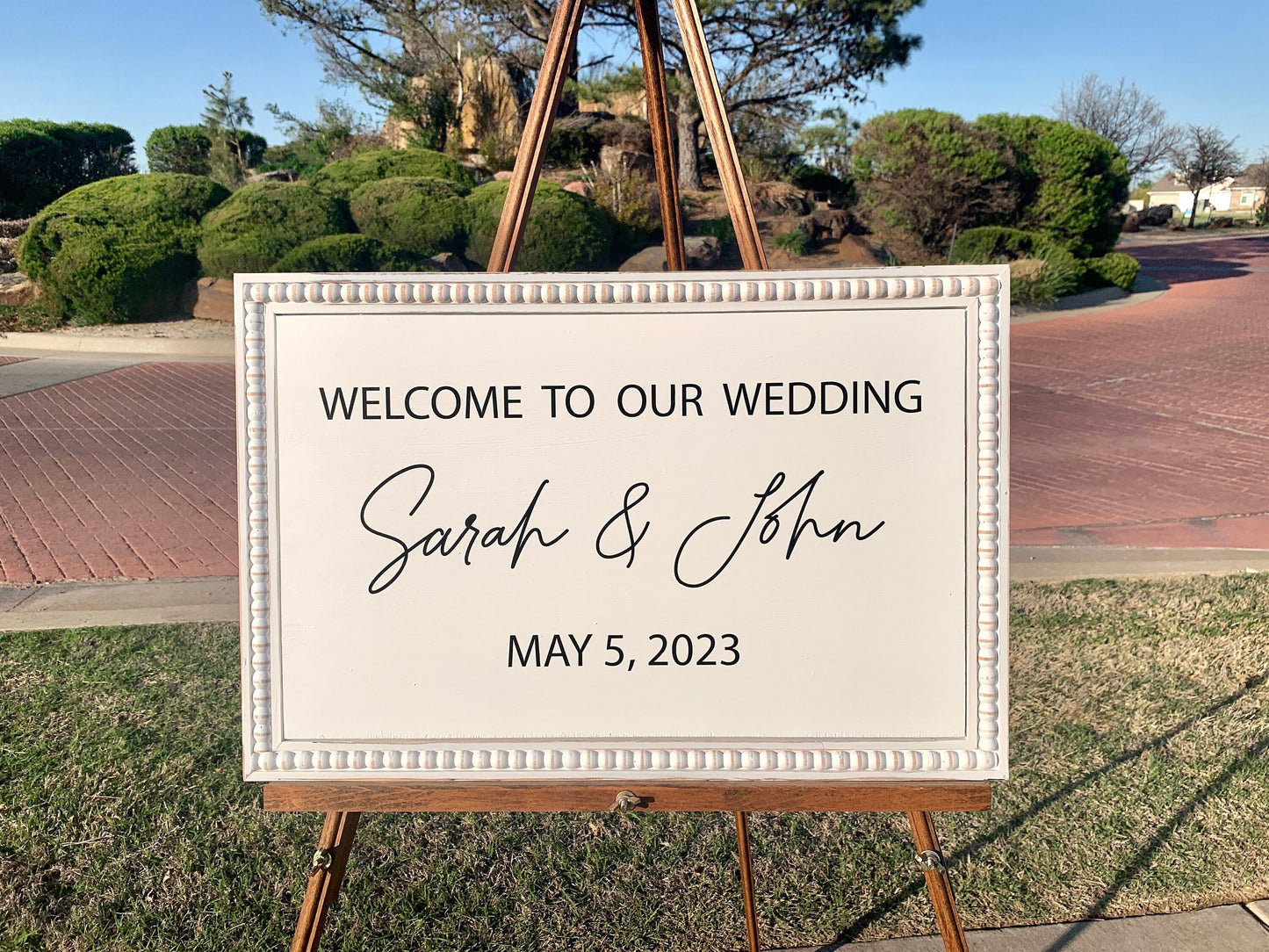 Welcome to our Wedding Sign, Wedding Entrance Sign