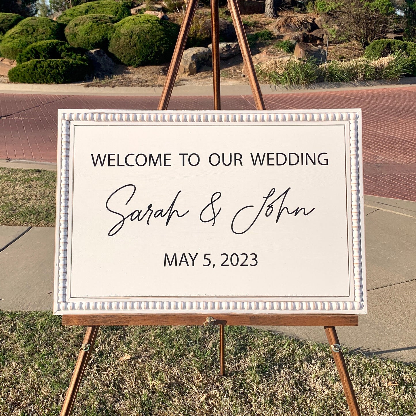 Welcome to our Wedding Sign, Wedding Entrance Sign