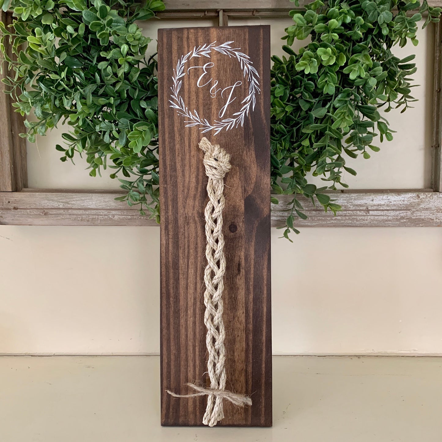 A Cord Of Three Strands Wedding Sign, Unity Ceremony Sign