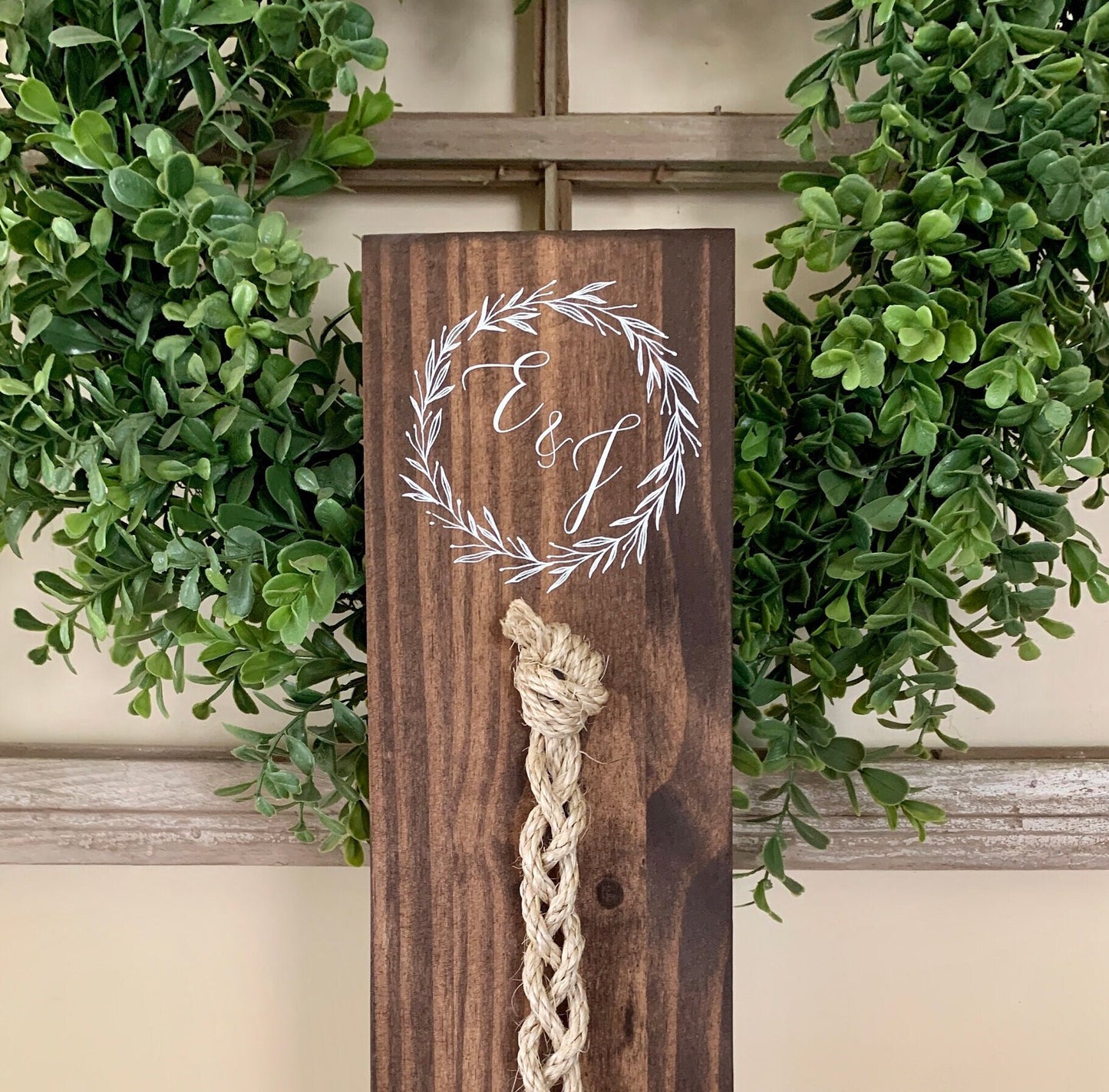 A Cord Of Three Strands Wedding Sign, Unity Ceremony Sign