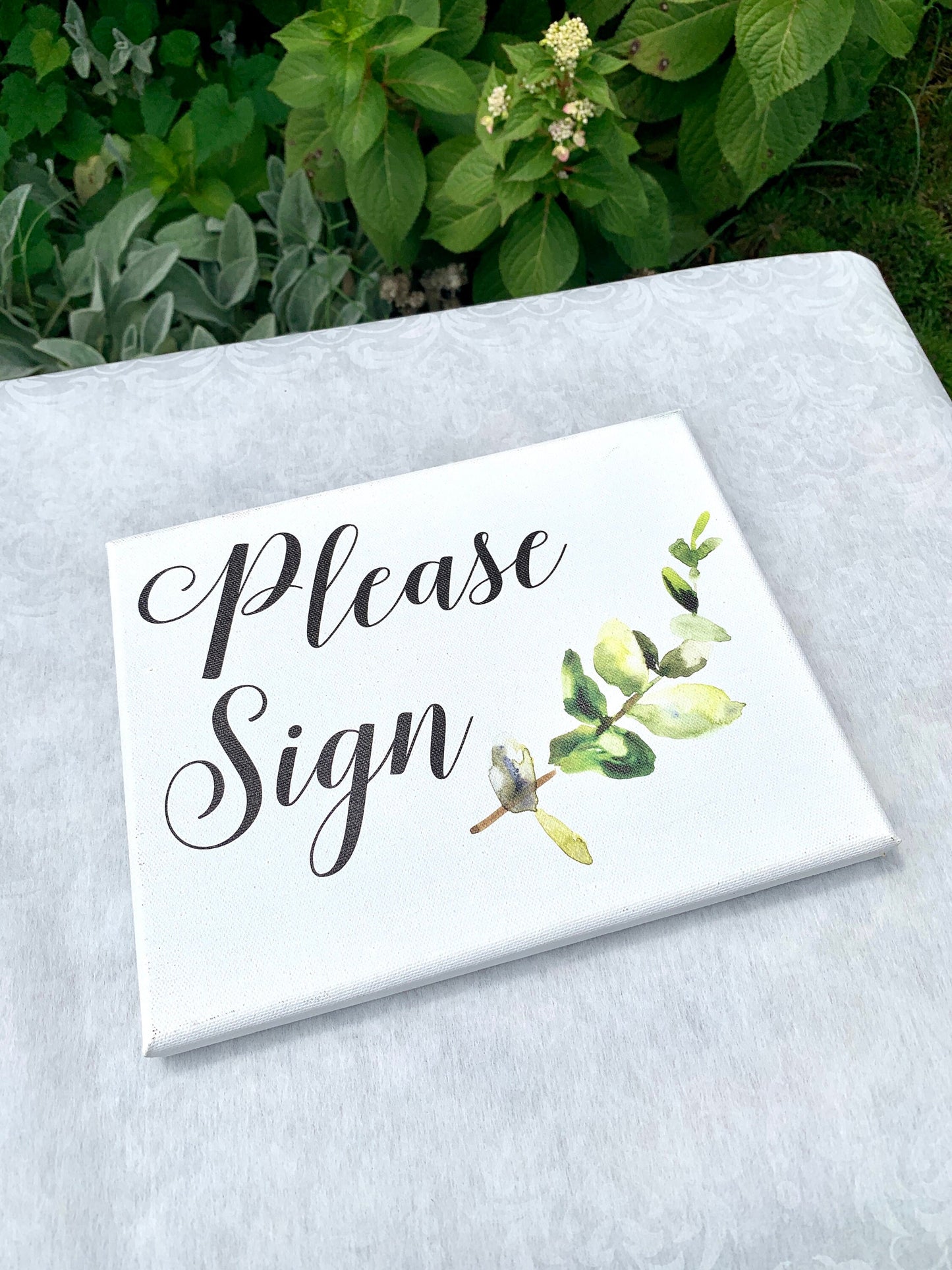 Wedding Reception Sign, Please Sign Guestbook, Favors Sign, Wedding Memorial Sign, Gifts & Cards