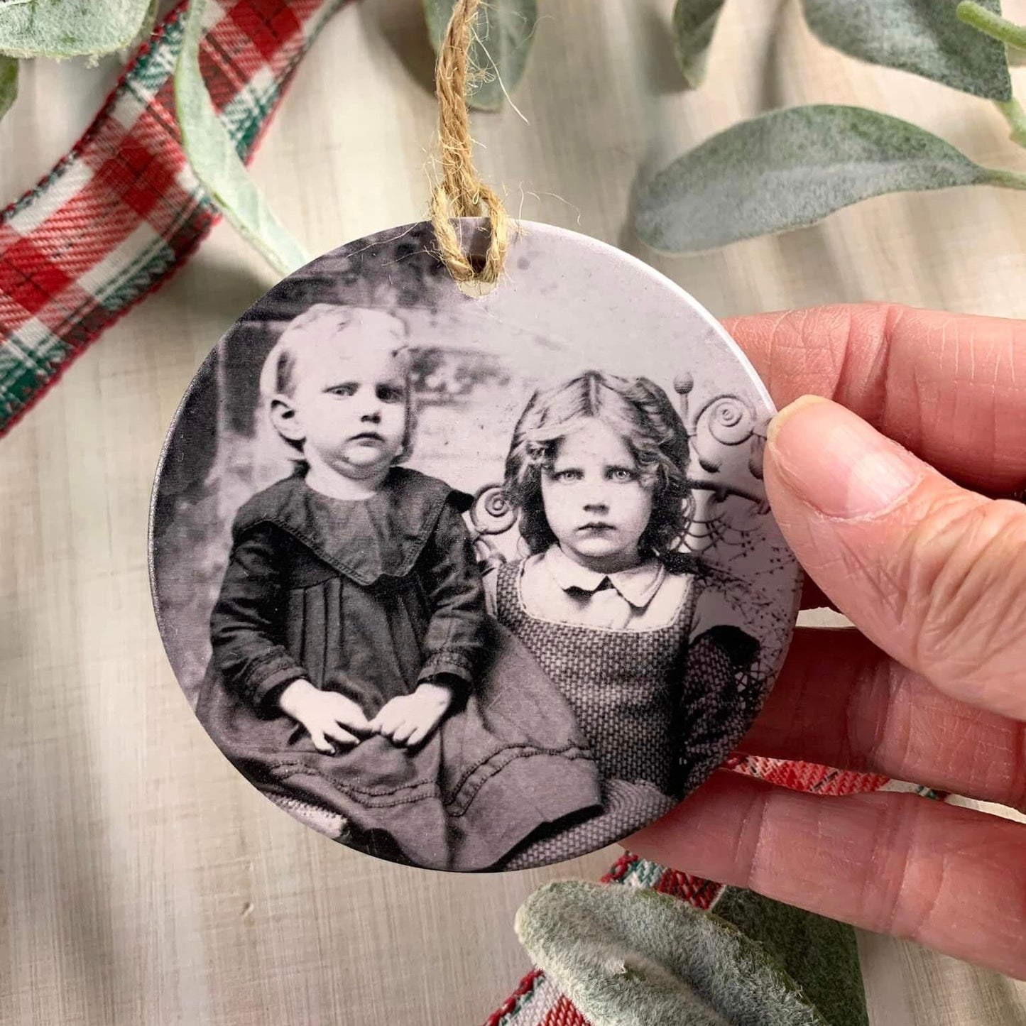 Ceramic Photo Ornament