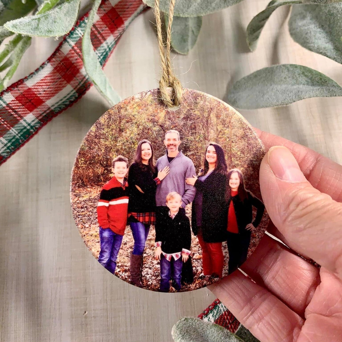 Ceramic Photo Ornament