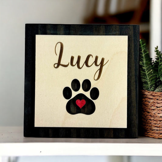 Custom Engraved Pet Memorial Sign