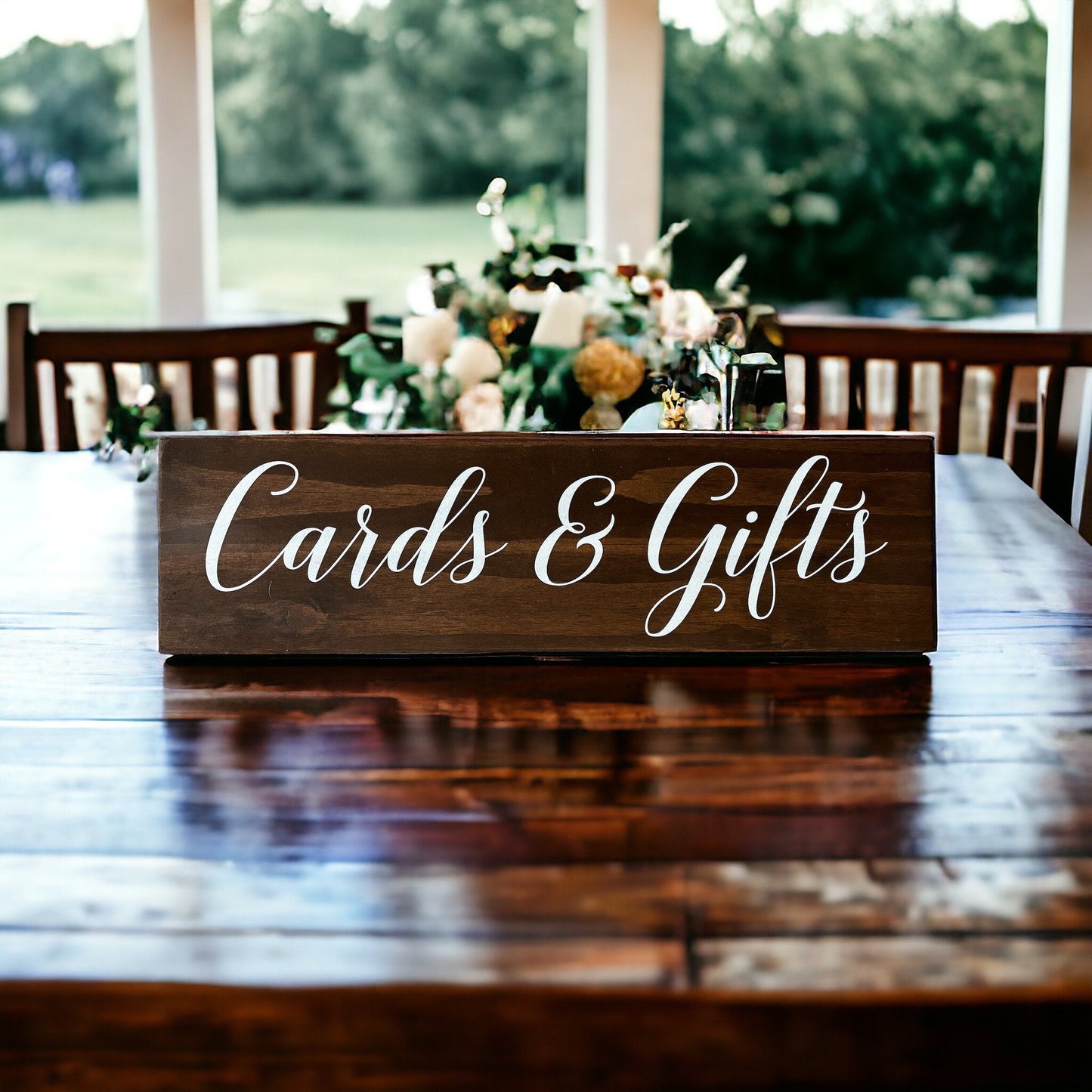 Gifts and Cards Sign, Wedding Reception Sign, Gifts Table Sign